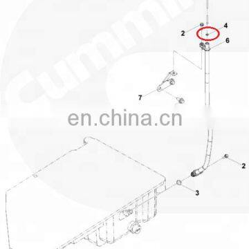 4944374 Foton Cummins ISF2.8 Индикатор уровня масла, шпунт, уплотнительное кольцо O-образного сечения photo-3