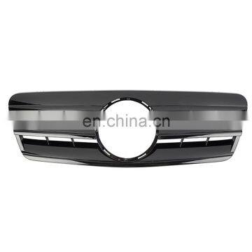 Gloss Black 3-Fin Front Grille 98-02 for Mercedes Benz CLK Class W208 AMG Style