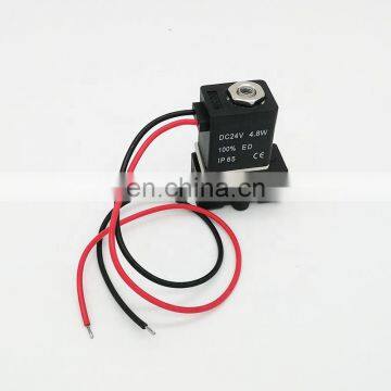 GOGO 3 way plastic solenoid valve mini 3P025-08 Port 1/4" BSP 220V AC electric control oil valve with wire lead type
