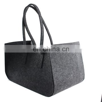 New design handmade felt storage bag for fire wood