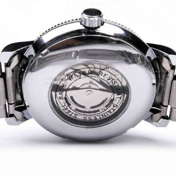 Wholesale Mens Luxury White Automatic Mechanical Date Stainless Steel Analog Sport Watches photo-4