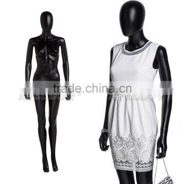 Wholesale black female mannequin full body dummy plastic women mannequin SF6BKEG