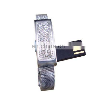 Metal Bracelet Usb Flash Drive 2gb 4gb 8gb Wristband Usb Flash Drive Jewelry Memory Sticker photo-3