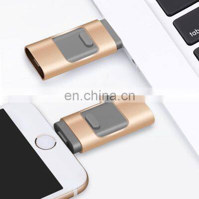 Hot Selling 3 in 1 USB Iflash Drive for Iphone Ipad Android 8G USB Flash Drive OTG With Best Price photo-2