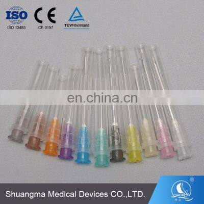 Stainless Steel Medical Injection Needle 18G,20G,21G,22G, 23G, 24G, 25G, 26G, 27G for syringe