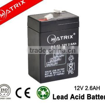 12v 2.6ah solar deep cycle battery