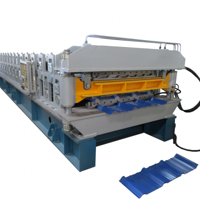 Double layer machine Hot Sell Dual Machine to Nigeria Market rollforming machine