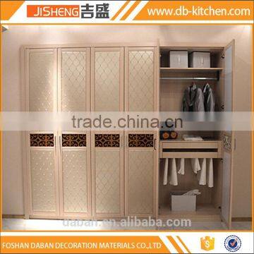 Fair price wall wardrobe furniture mdf wardrobe designs