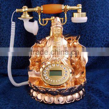 Corded old style telephone set