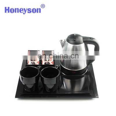 Honeyson Electric Water kettle Tray Sets 304# Kettle stainless steel 1.2L