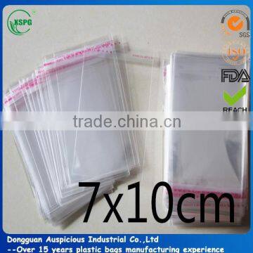 Hot sale self adhesive clear plastic OPP bag