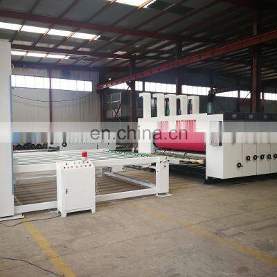 Cardboard Flexo Printing Die Cutting Machine Corrugated Cardboard Making Machine