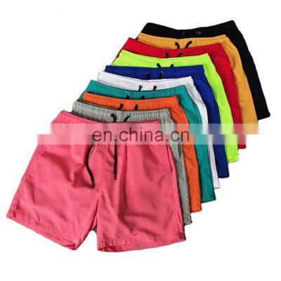 Factory Cheap Price Men, Plus Size Summer Solid Color Beachwear Wholesale Trunk Men's Swim Shorts/