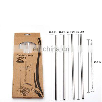 2022 New Arrival Wholesale Stainless Steel Christmas Eco Friendly Reusable Metal Drinking Straws photo-3