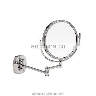 rocker wall mounted double side bathroom mirror hot sale make up mirror