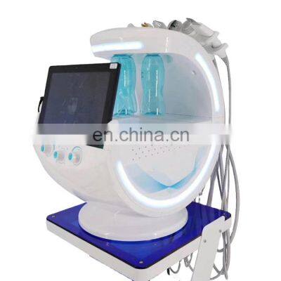 2022 6 in 1 dermabrasion machine facial oxygen machine oxygen aqua jet peel facial oxygen therapy facial machine