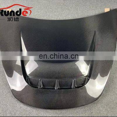 Runde Car Modification Body Parts Carbon Fiber Material Engine Boonet Hood For Tesla Model 3 engine boonet hood