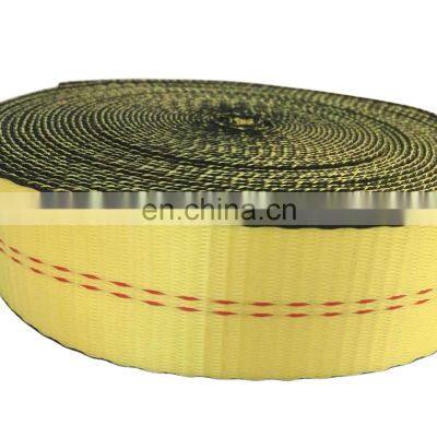 Factory Custom 5T 3T Orange 100% Polyester Flat Woven Webbing Belt Fasten Cargo Lashing Straps in Ratchet Tie Down photo-2