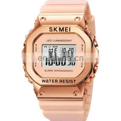 SKMEI 1851 cheap Chinese stainless steel charm chrono digital watch unisex custom made watches