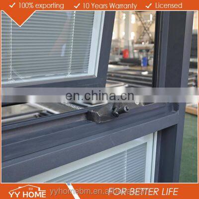YY Australia Standard AS2047 Double Glazed Aluminum Top Hung Windows Made in China Door and Windows