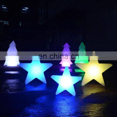 led Christmas decorative tree branch lights /event wedding PE plastic led tree star snow led Christmas decorative lights