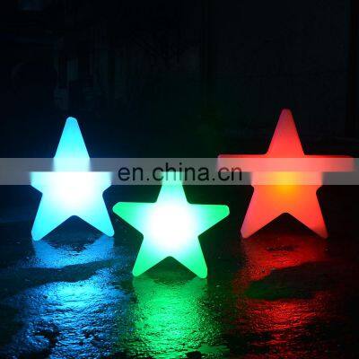 Christmas decoration /Color Changing Led Christmas lamparas Tree decoration Light with Star home decor lighting outdoor