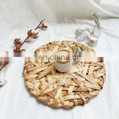 New Design Water Hyacinth Placemat Natural Wall basket decor basket wholesale made in Vietnam