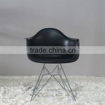 PP Plastic Stainless Steel Leg Coffee Shop DAR Restaurant Chair photo-2