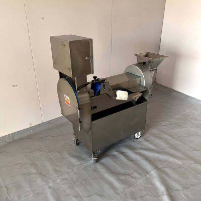 Double-Head Vegetable Slicer Cutting Machine Fruit Cutter Potato Shredding Cucumber Pineapple Dicing Ginger Slicing Machine