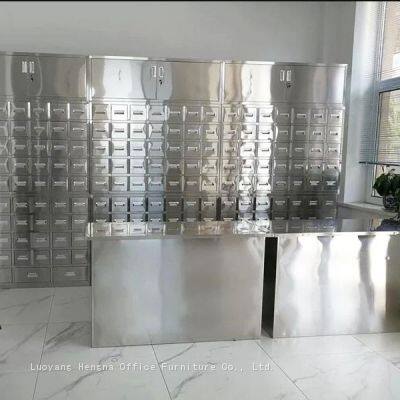 TCM Clinic Storage Solution Full Set Cabinetry Supplier|Retail Use Chinese Medicine Storage Cabinet With Labeled Drawers