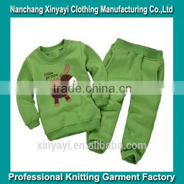 Embroidery Girl/Boy Sweatershirt Sets Wholesale Alibaba China