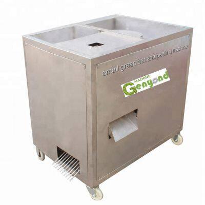 Fabricante: Fábrica de Shangai. Equipamento industrial de descascador de banana verde e prata. Preço da máquina de descascar bananas maduras