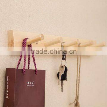 Wooden Wall Hooks for Back of Door Suitable for Hat and Coat and Sweater photo-3