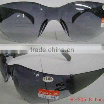 UV protection bifocal safety glassses