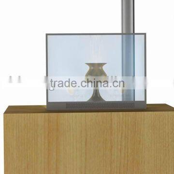 47 Inch Transparent Lcd ad Player Advertising Video Led Display Media Player Remote Lcd Video Card Kiosk Screen