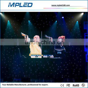 Stage back scene super slim advertising led digital panel 3G control system