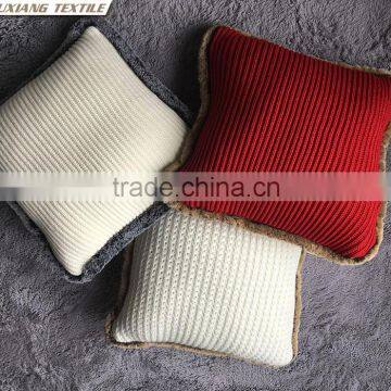Knitted Patchwork Latest Design Sofa Cushion Cover photo-4