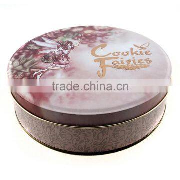 Delicate tin can for biscuit with food grade