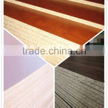 raw particleboard and melamine particleboard