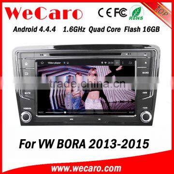 Wecaro WC-VU8007 Android 4.4.4 car dvd player touch screen for vw bora car gps navigation WIFI 3G mirror link 2013 2014 2015