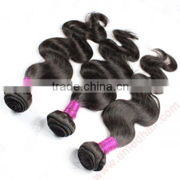 Beautiful curl double weft brazilian body wave remy hair extension