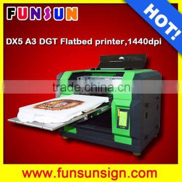 Top selling small DTG printer with dx5 head for t shirt printing