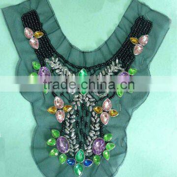 BLG-120620-3 new fashion rhinestone neckline collar