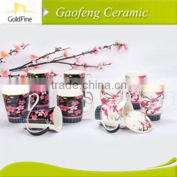 china cup with exquisite decal design