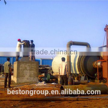 solid waste energy generation plant waste tire pyrolysis to oil machine