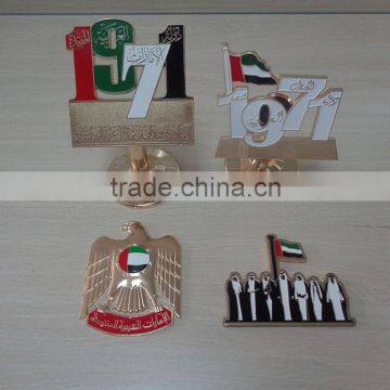 2016 New Design National Day UAE Flag Trophy with Metal Bracket