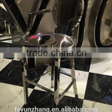 Stainless Steel Base High Chair Bar Stool Quality Choice photo-5