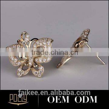 2015 Fashion Design Costume Jewelry Micro Pave Earring