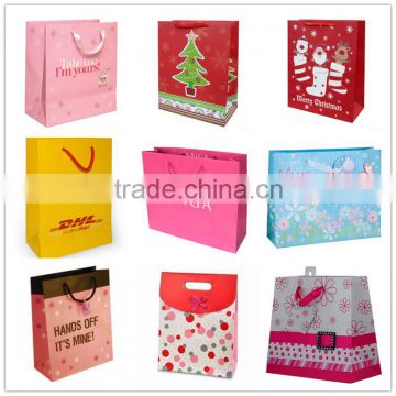 Colorful printing custom craft Paper gift bag