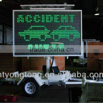 LED full matrix Variable Message Signs with trailer